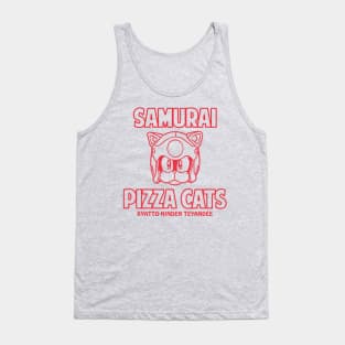 Samurai Pizza Cats Tank Top